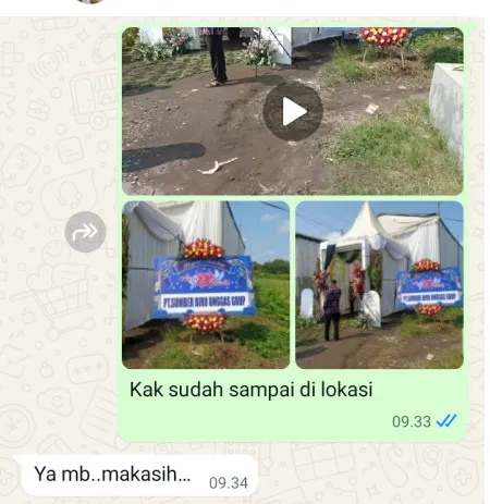 Pengiriman Karangan Bunga Tugu Lelea